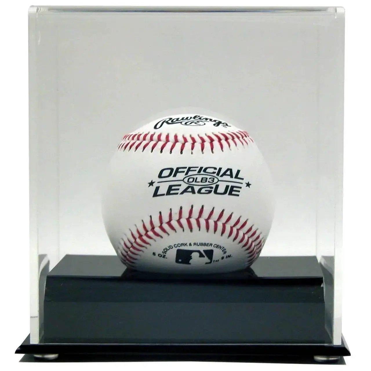  Acrylic Baseball Display Case With Clear Cover Black Base -  ToylandEU™