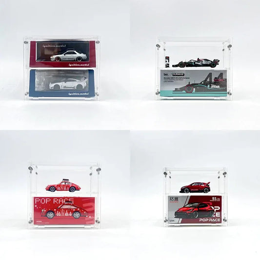 Acrylic Car Display Case One Sixty Fourth Scale Transparent Box - ToylandEU