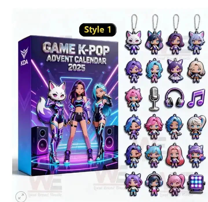Acrylic Demon Hunter Advent Calendar Cute Kpop Ornament - ToylandEU