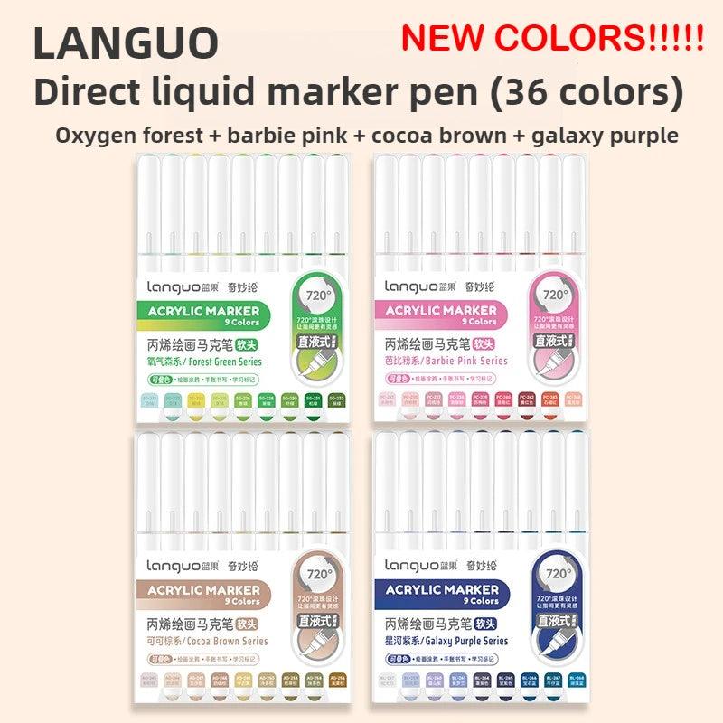 Acrylic Markers | Soft Brush Tip | Toylandeu™
