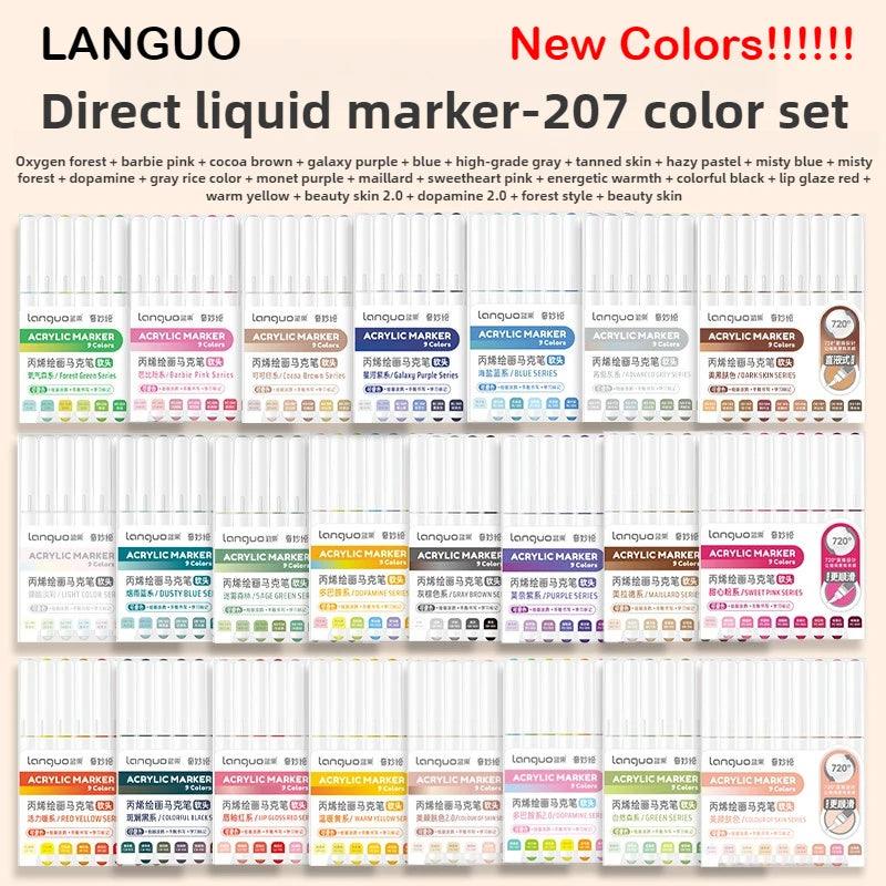 Acrylic Markers | Soft Brush Tip | Toylandeu™