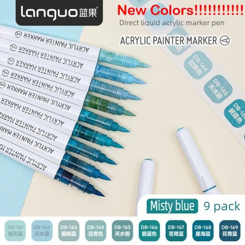 Acrylic Markers | Soft Brush Tip | Toylandeu™