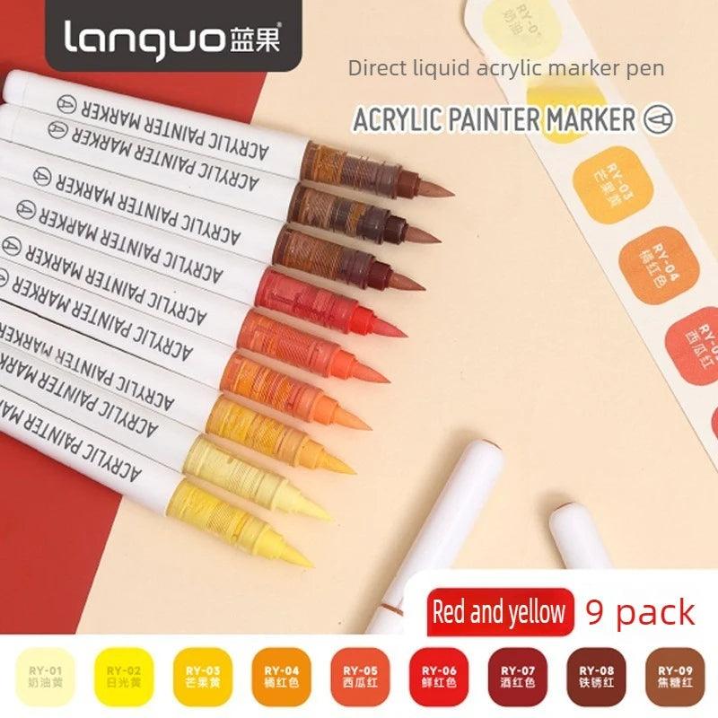 Acrylic Markers | Soft Brush Tip | Toylandeu™