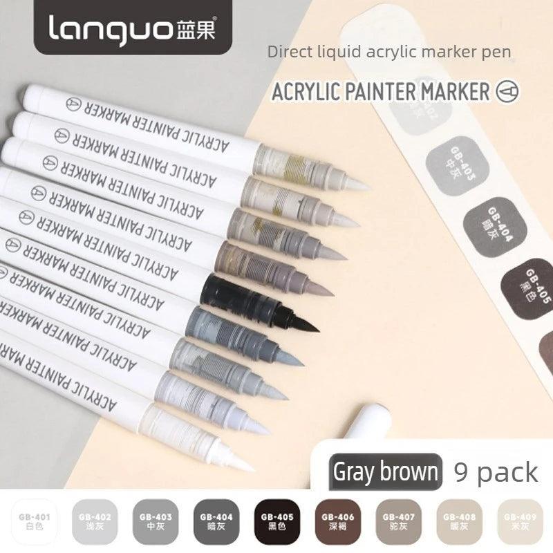 Acrylic Markers | Soft Brush Tip | Toylandeu™