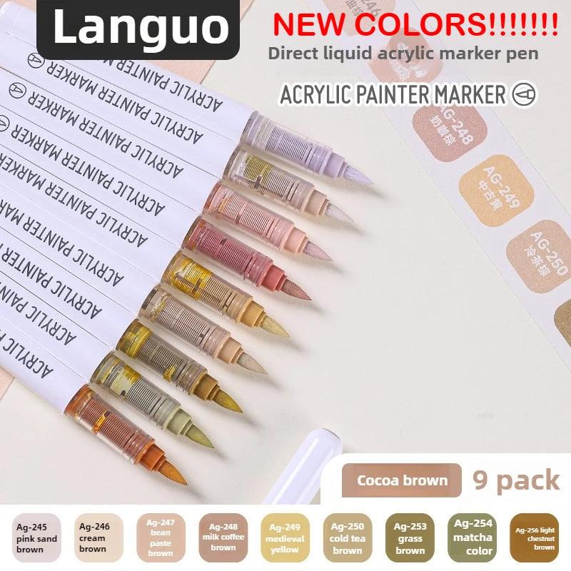 Acrylic Markers | Soft Brush Tip | Toylandeu™