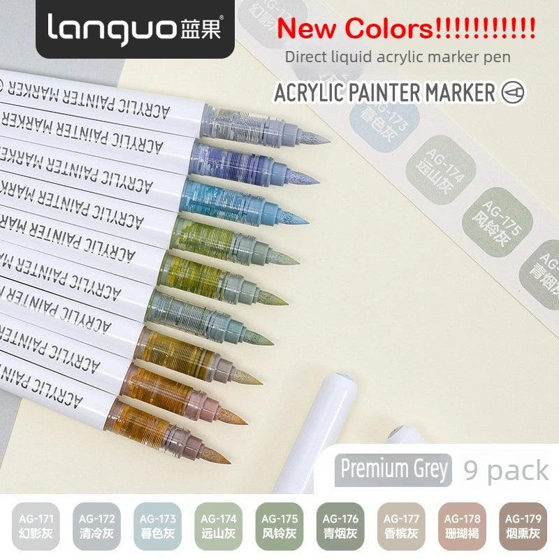 Acrylic Markers | Soft Brush Tip | Toylandeu™