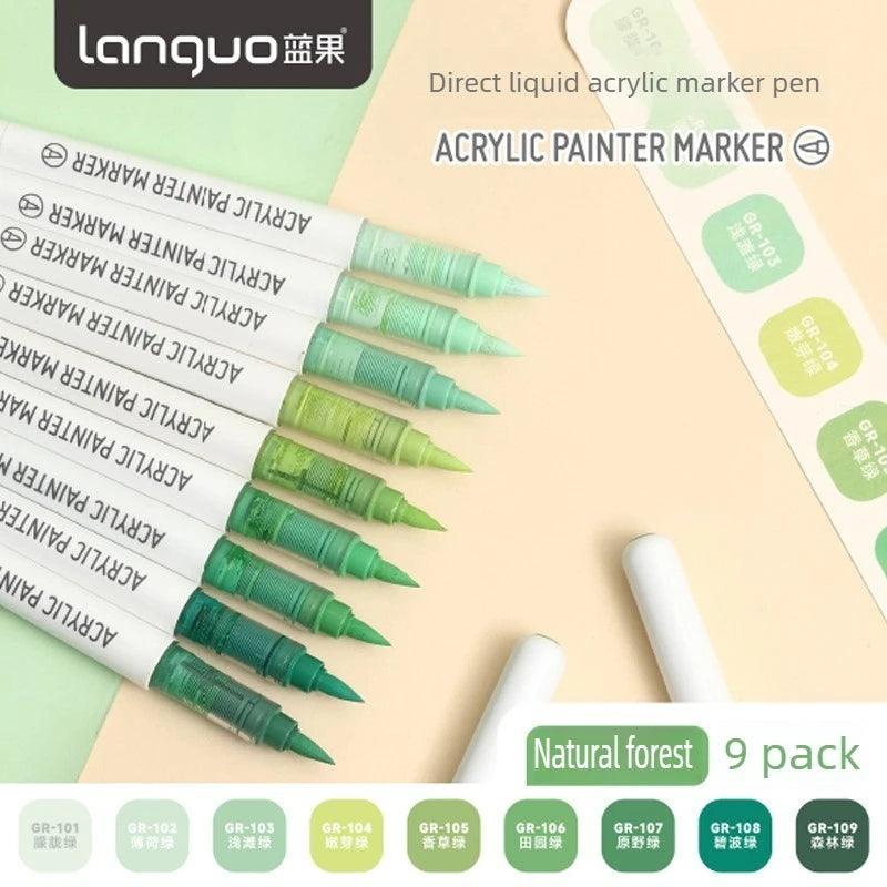 Acrylic Markers | Soft Brush Tip | Toylandeu™