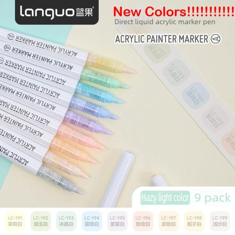 Acrylic Markers | Soft Brush Tip | Toylandeu™