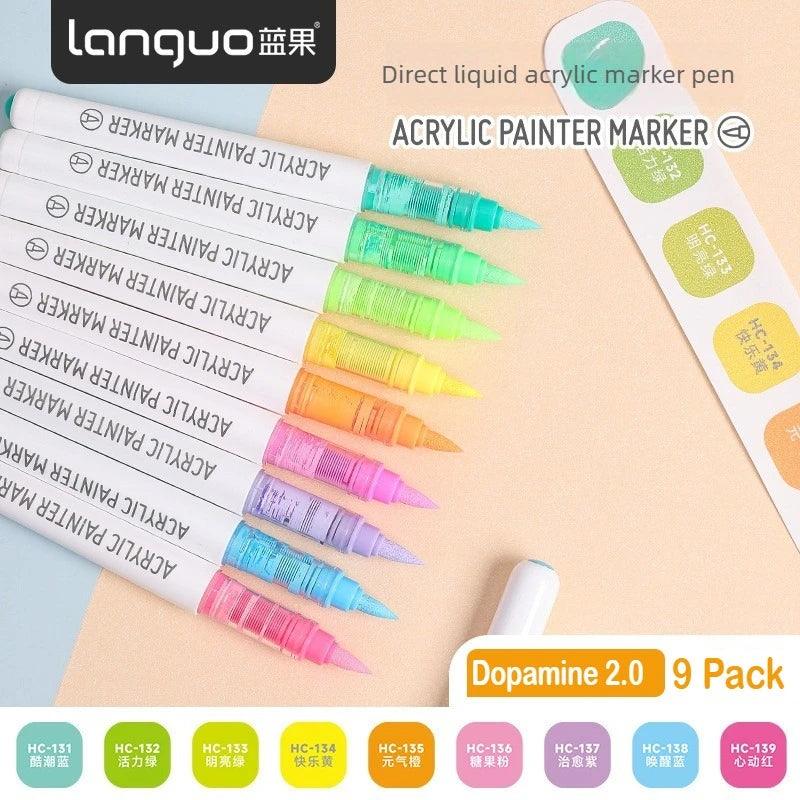 Acrylic Markers | Soft Brush Tip | Toylandeu™