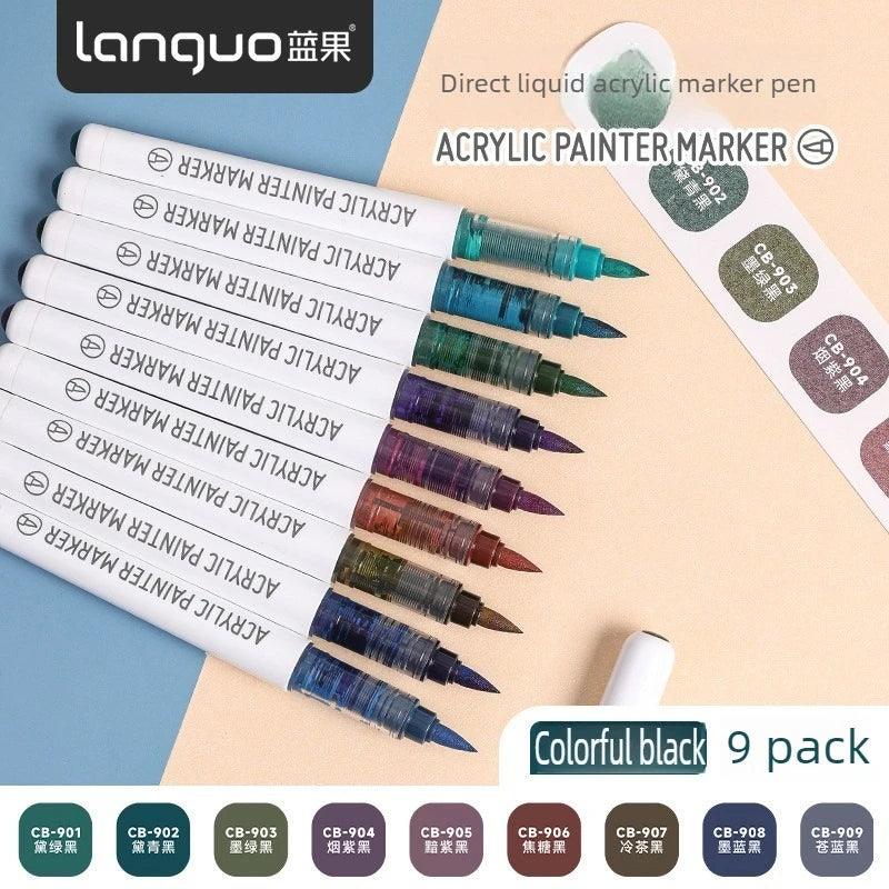 Acrylic Markers | Soft Brush Tip | Toylandeu™