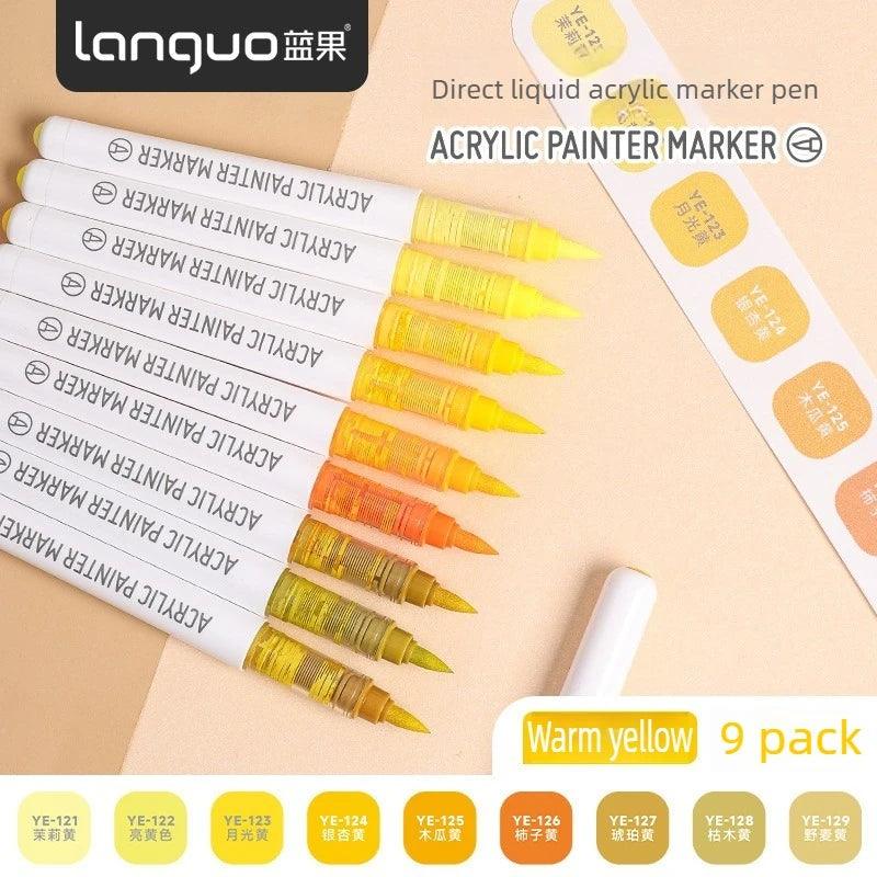 Acrylic Markers | Soft Brush Tip | Toylandeu™
