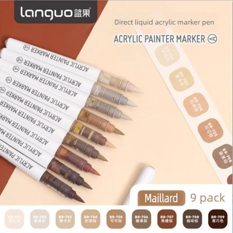 Acrylic Markers | Soft Brush Tip | Toylandeu™