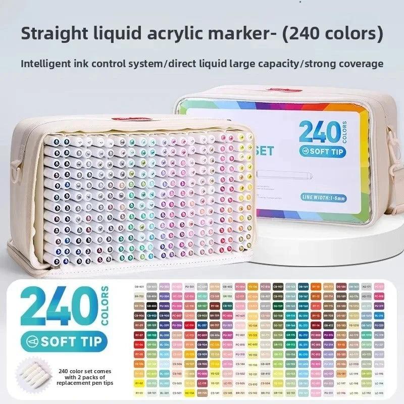 Acrylic Markers | Soft Brush Tip | Toylandeu™