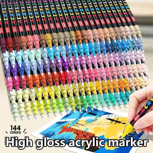Acrylic Paint Markers | 0.7mm Fine Tips | Toylandeu™