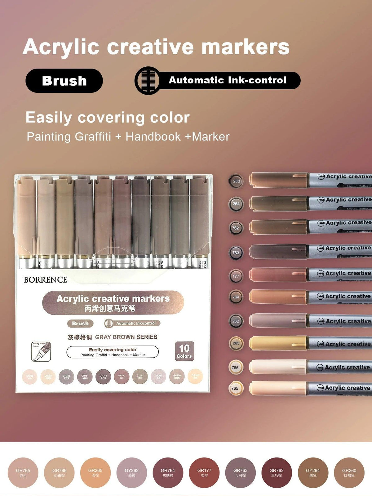 Acrylic Paint Markers | 120 Color Set | Toylandeu™
