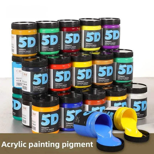 50/100/300ml Colored Acrylic Paint in Tins, rich in pigments, acrylic base, suitable for use on canvas, wood boards, porcelain, - ToylandEU