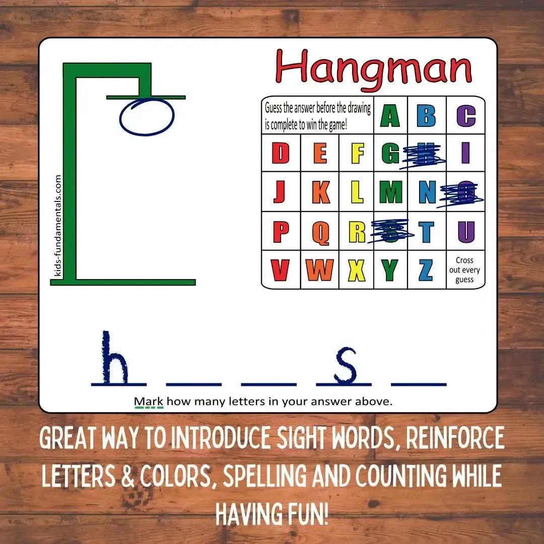  Acrylic Tic Tac Toe Hangman Board Game Double Sided -  ToylandEU™
