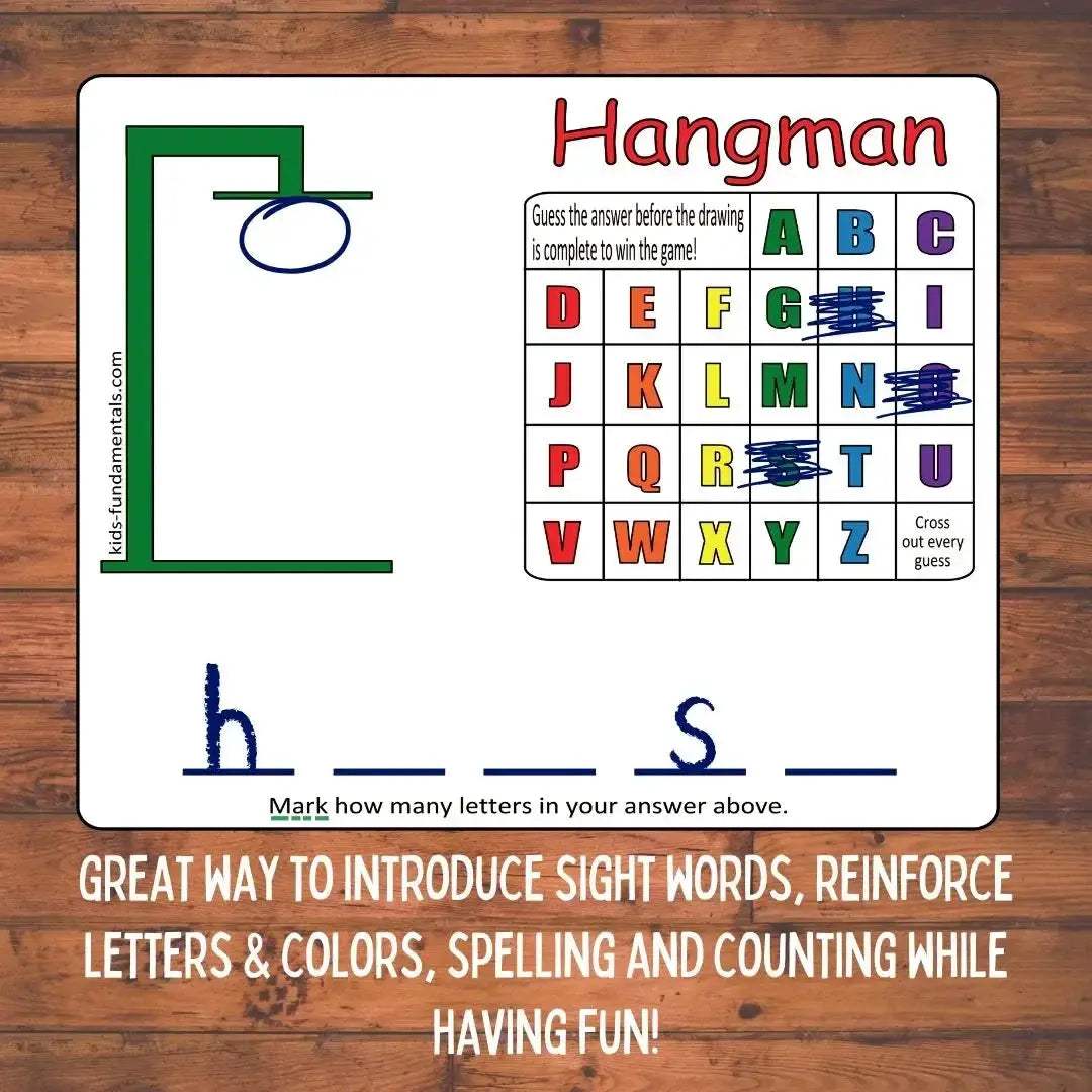 Acrylic Tic Tac Toe And Hangman Board Game Double Sided - ToylandEU