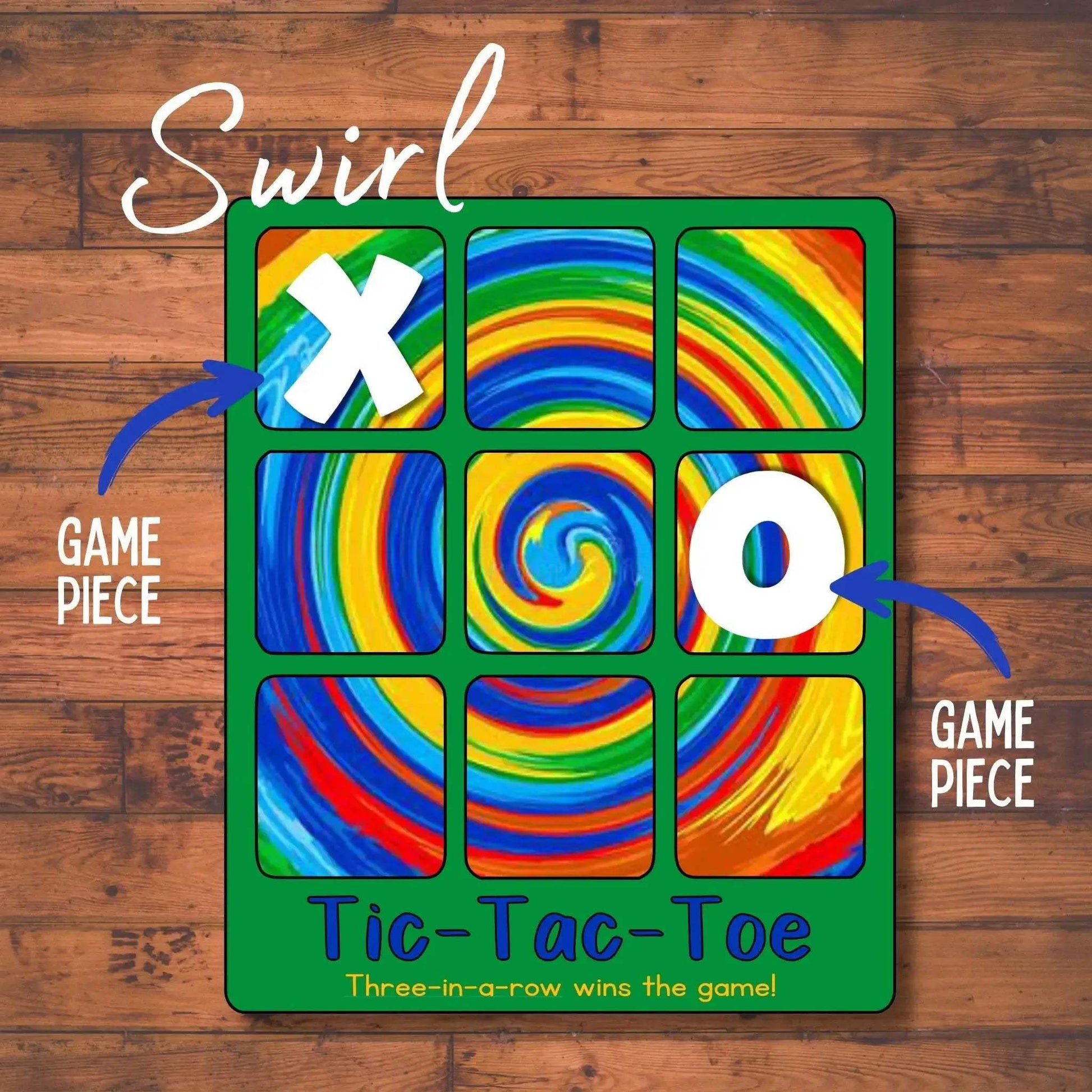 Acrylic Tic Tac Toe And Hangman Board Game Double Sided - ToylandEU