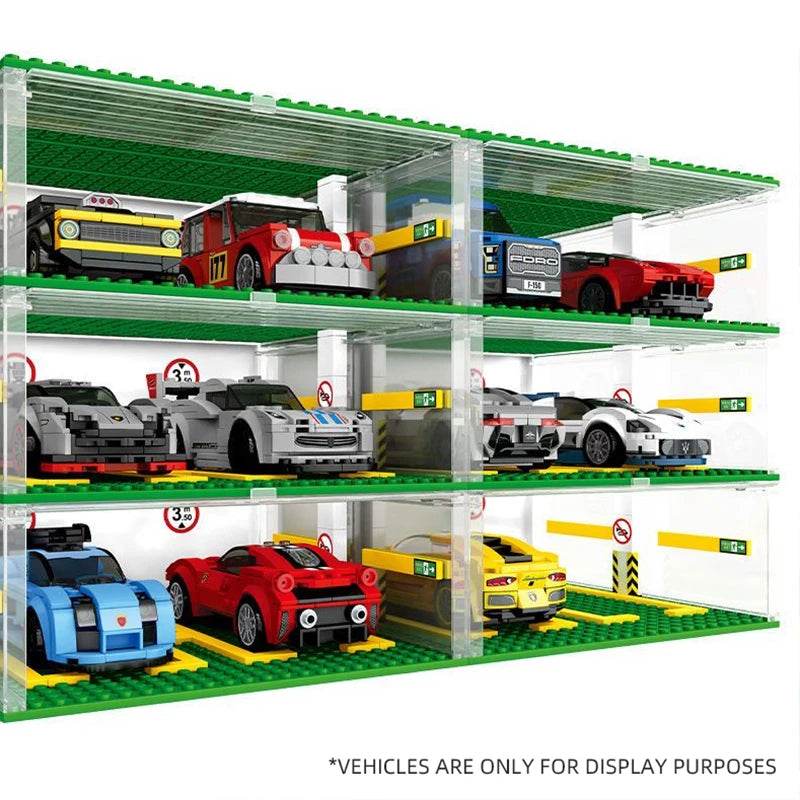 Acrylic Transparent Car Model Display Box Dust Cover Toys Showcase - ToylandEU