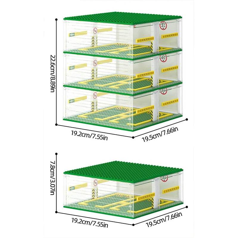 Acrylic Transparent Car Model Display Box Dust Cover Toys Showcase - ToylandEU