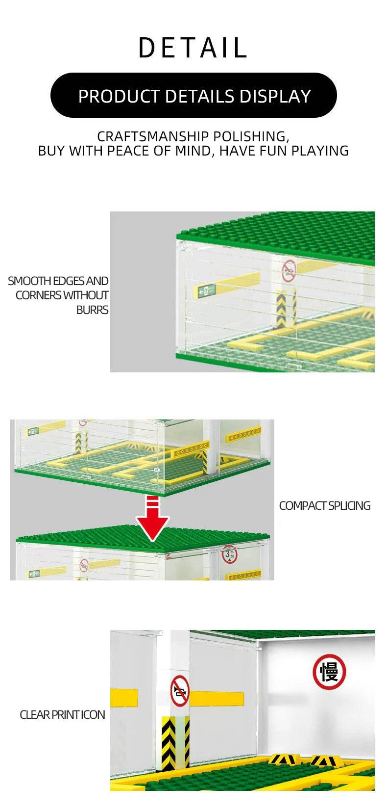 Acrylic Transparent Car Model Display Box Dust Cover Toys Showcase - ToylandEU
