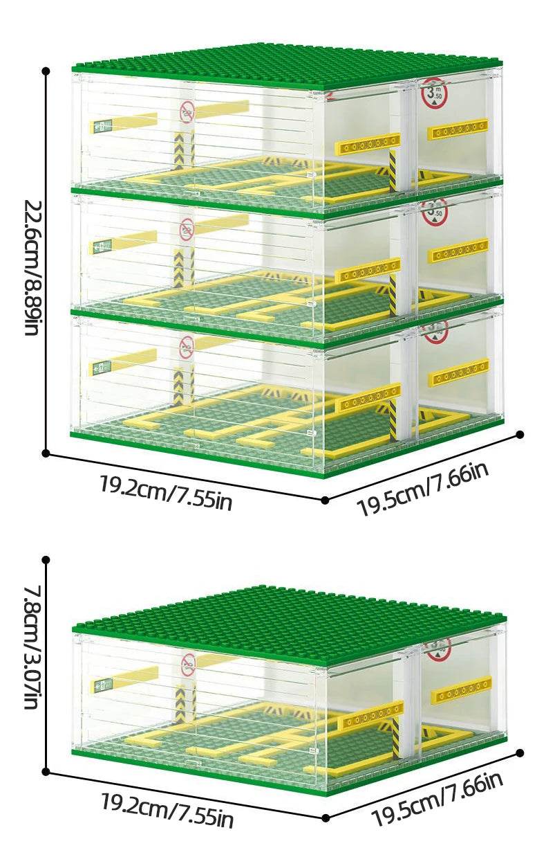 Acrylic Transparent Car Model Display Box Dust Cover Toys Showcase - ToylandEU