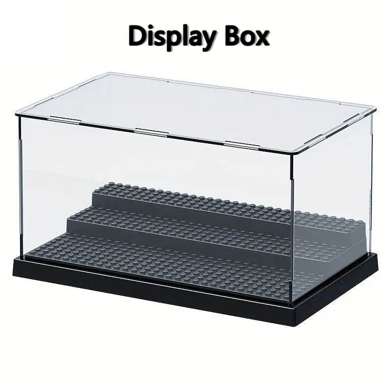 Acrylic Transparent Display Box Building Blocks Model Assemble Dust Cover Figures Toys Protection Showcase Compatible With Brand - ToylandEU