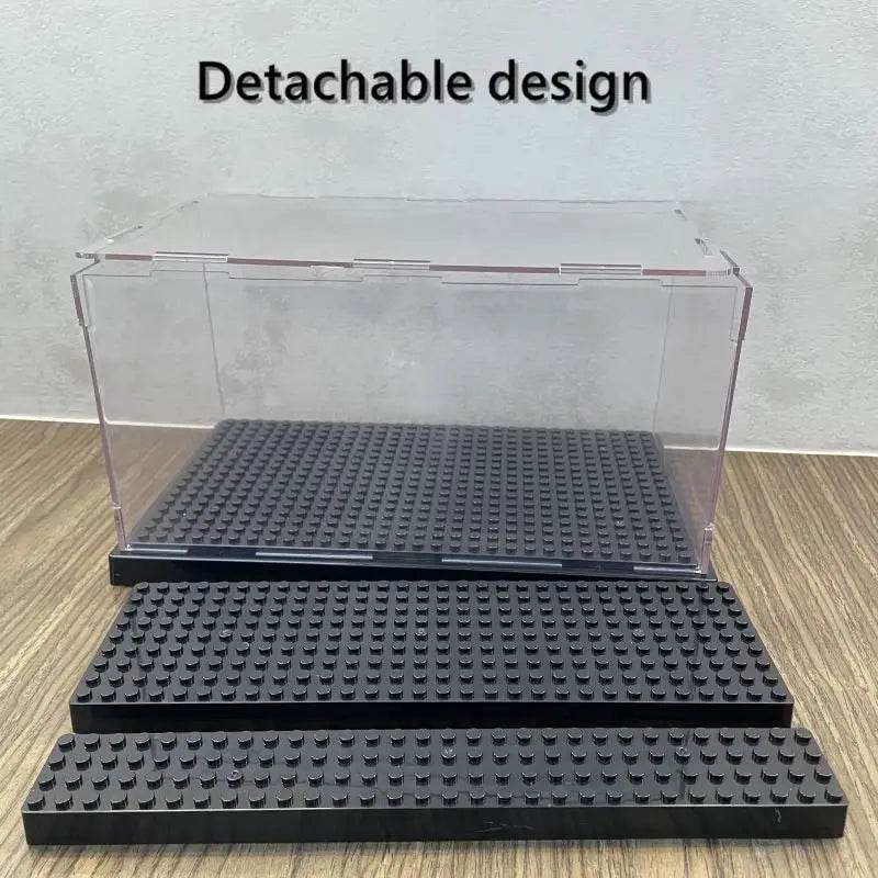 Acrylic Transparent Display Box Building Blocks Model Assemble Dust Cover Figures Toys Protection Showcase Compatible With Brand - ToylandEU