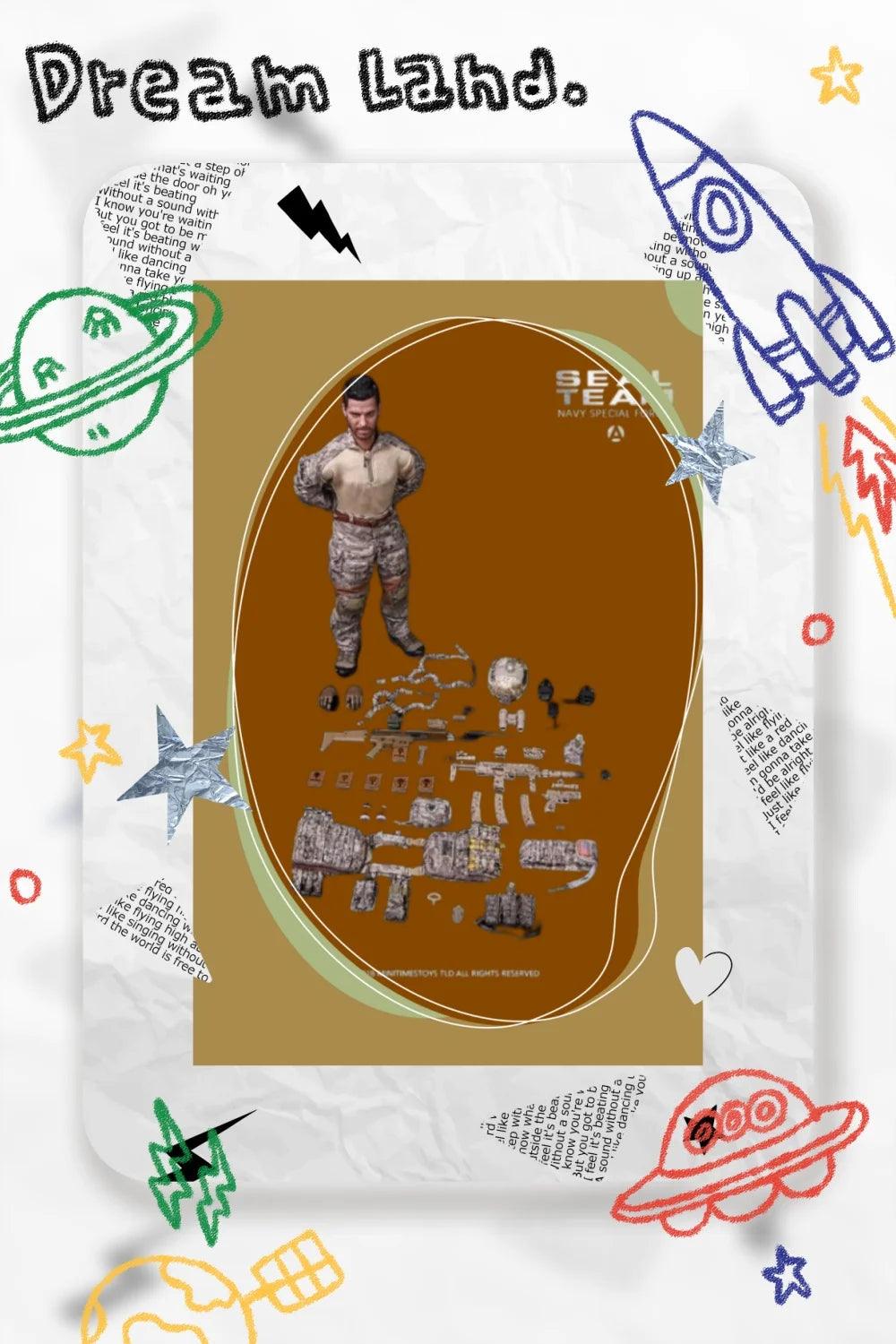 Action Figure | 1/6 Scale Male Soldier | Special Forces | 12-Inch Figure
