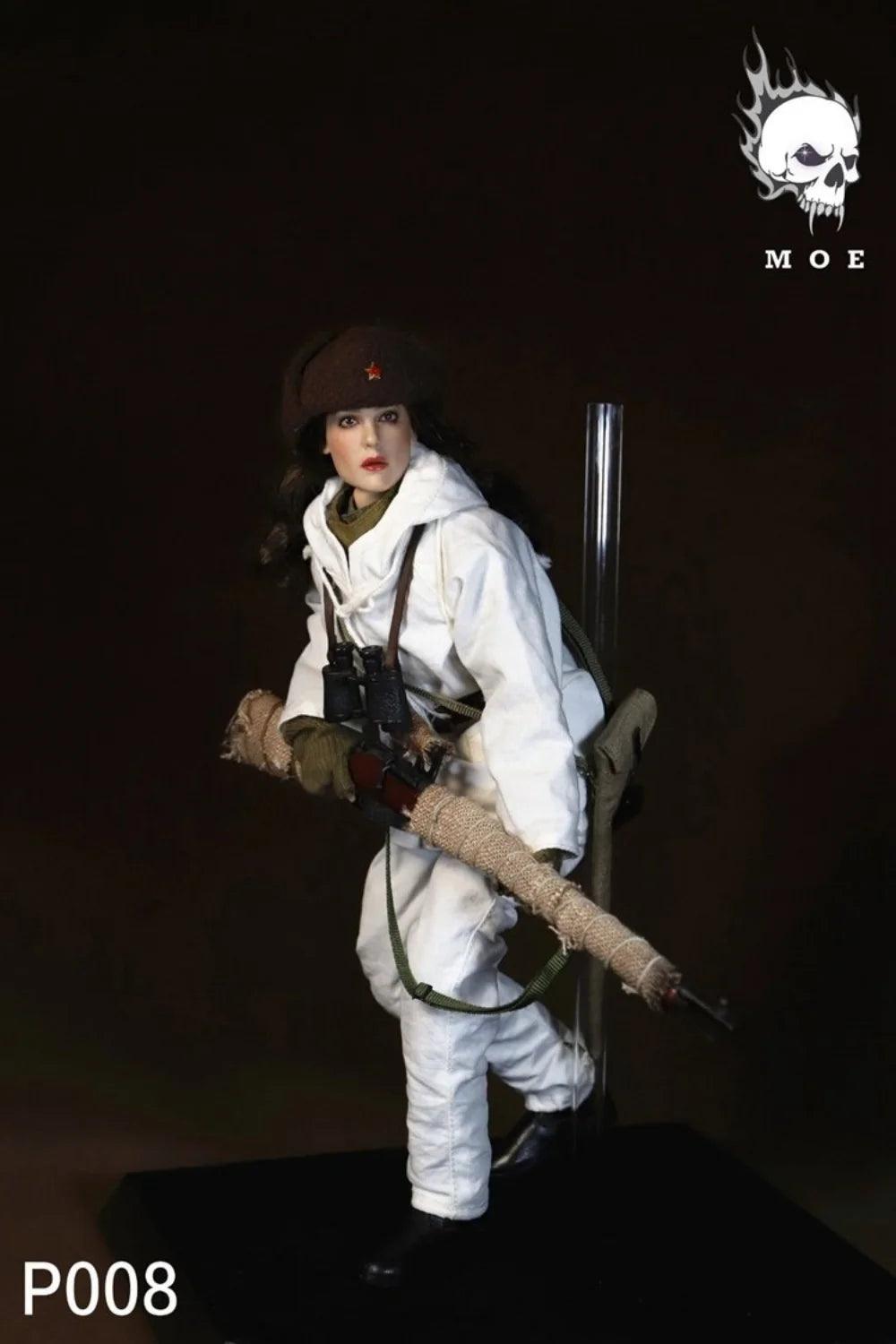  Action Figure 1/6 Soviet Snow Sniper 12in | Toylandeu™ 