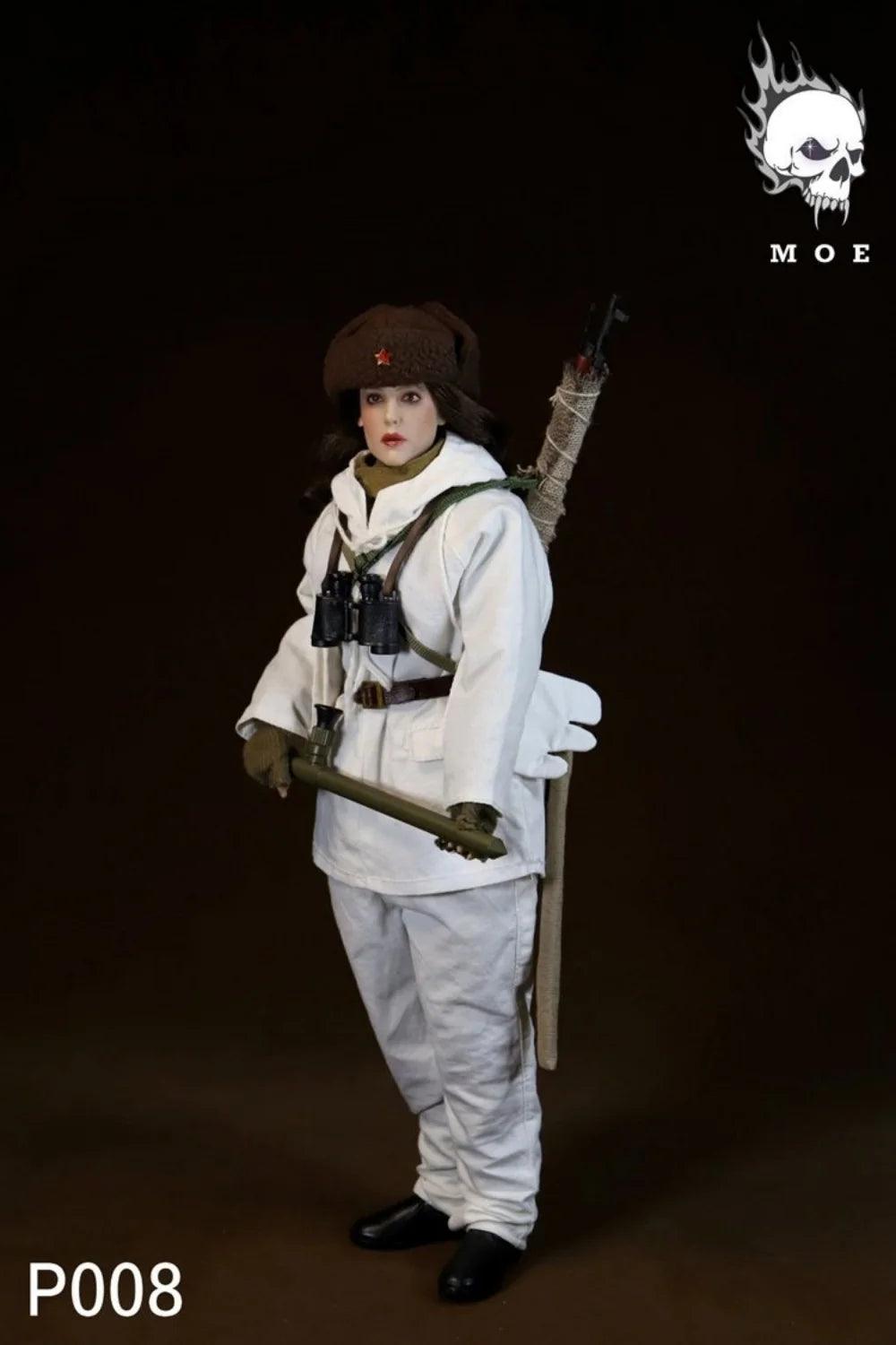  Action Figure 1/6 Soviet Snow Sniper 12in | Toylandeu™ 