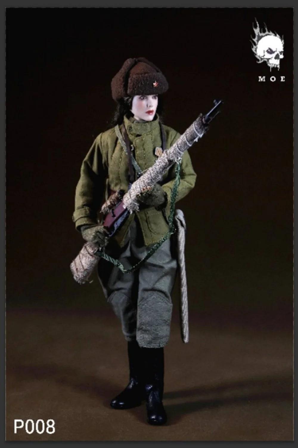  Action Figure 1/6 Soviet Snow Sniper 12in | Toylandeu™ 