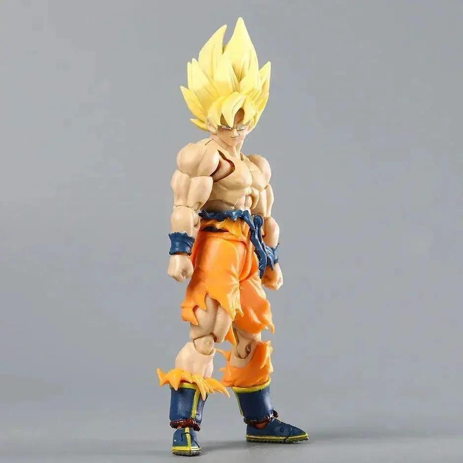  Super Saiyan Goku Posable Action Figure, Anime Dragon Ball Z Figurines PVC Articulated Collectible 16.5 cm -  ToylandEU™