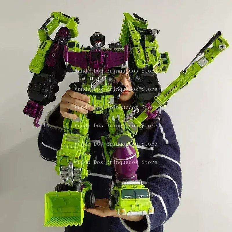  6 In 1 Devastator Transformer KO Robot Action Figure 42cm -  ToylandEU™