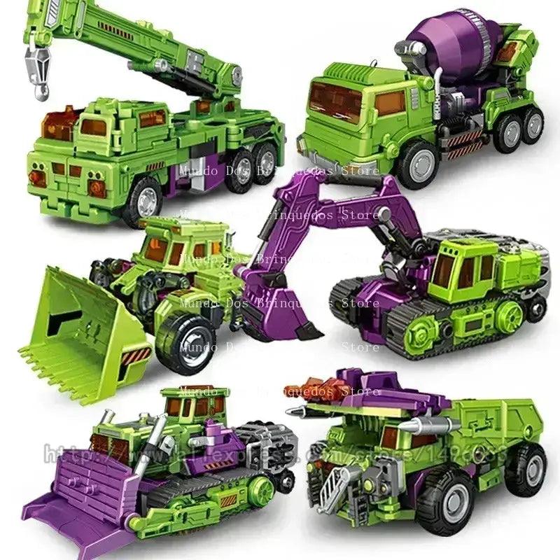  6 In 1 Devastator Transformer KO Robot Action Figure 42cm -  ToylandEU™