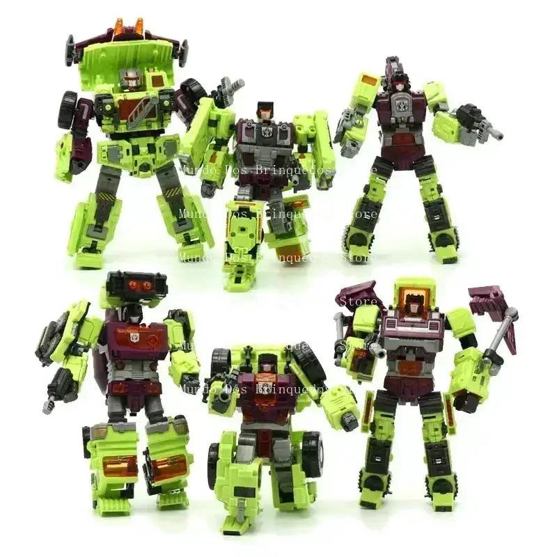  6 In 1 Devastator Transformer KO Robot Action Figure 42cm -  ToylandEU™