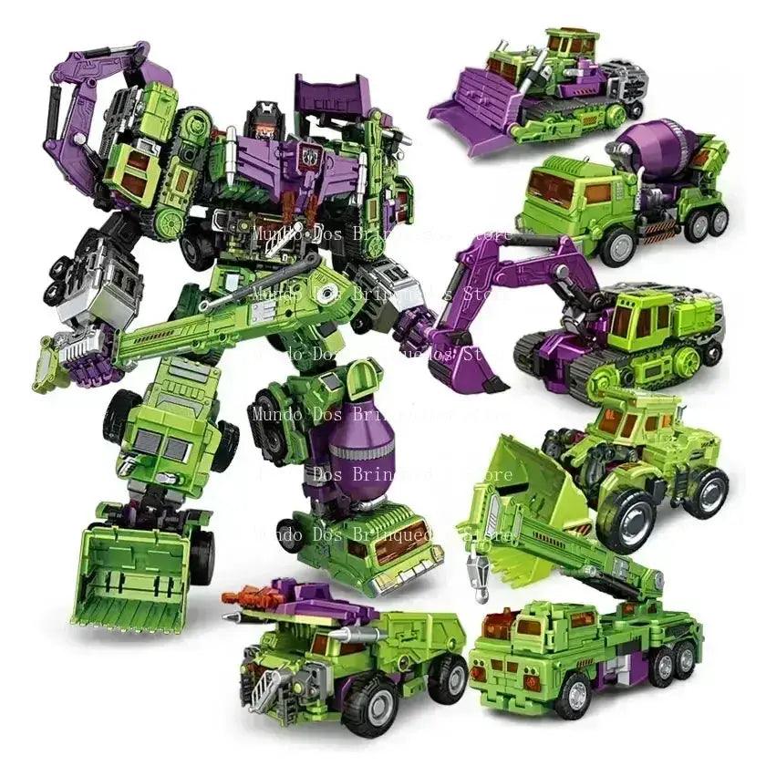  6 In 1 Devastator Transformer KO Robot Action Figure 42cm -  ToylandEU™