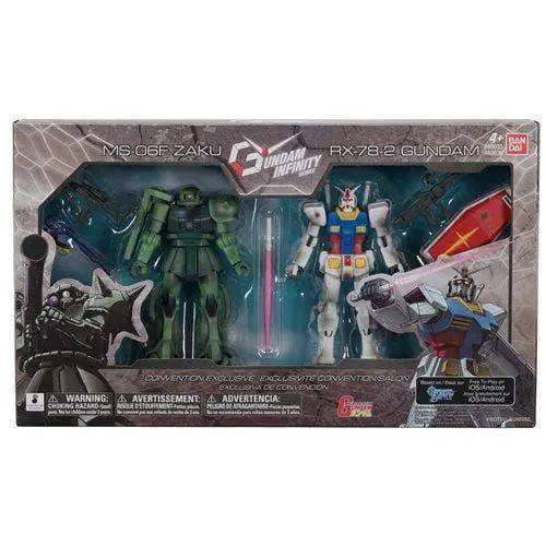  Bandai 2021 Con Ex Gundam Infinity Epic Battle Rx-78 & Zaku Action Figure 2 Pack -  ToylandEU™