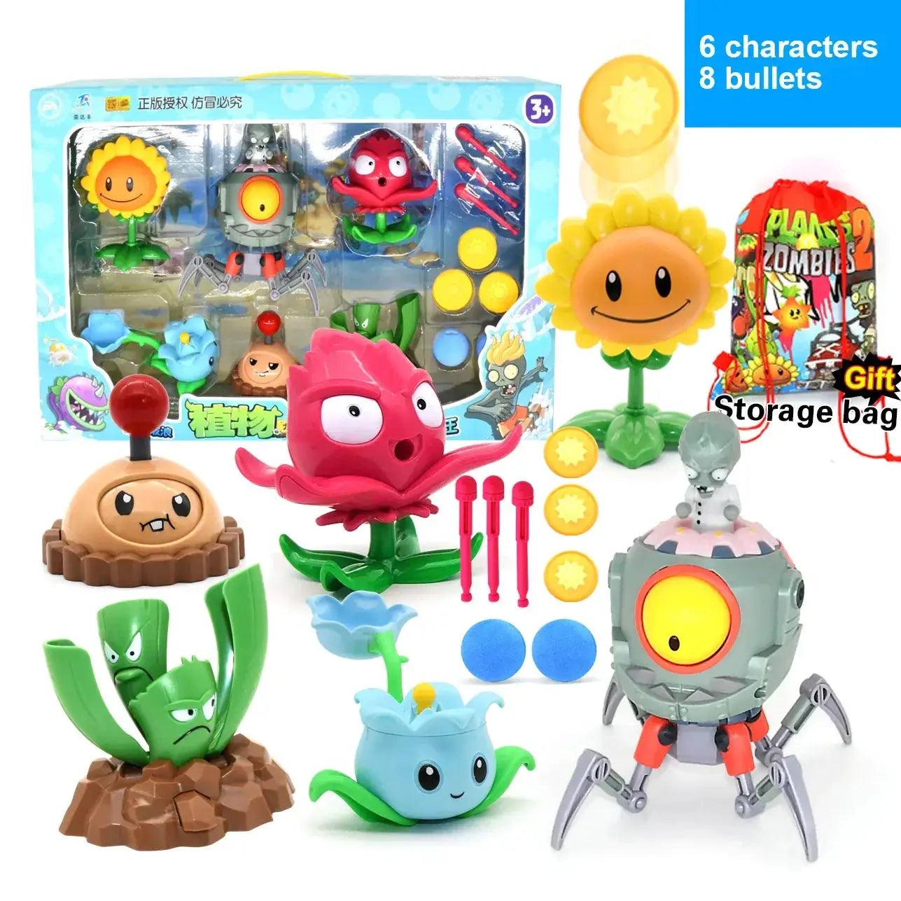  Plants Vs Zombies 2 Toys Set With Pea Shooter Action -  ToylandEU™
