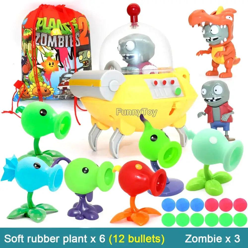  Plants Vs Zombies 2 Toys Set With Pea Shooter Action -  ToylandEU™