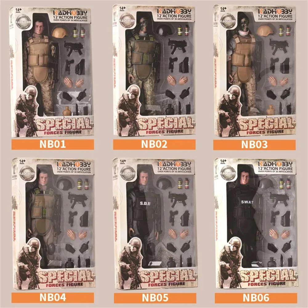  Action Figure Body 1/6 Police Soldier|Toylandeu™ 