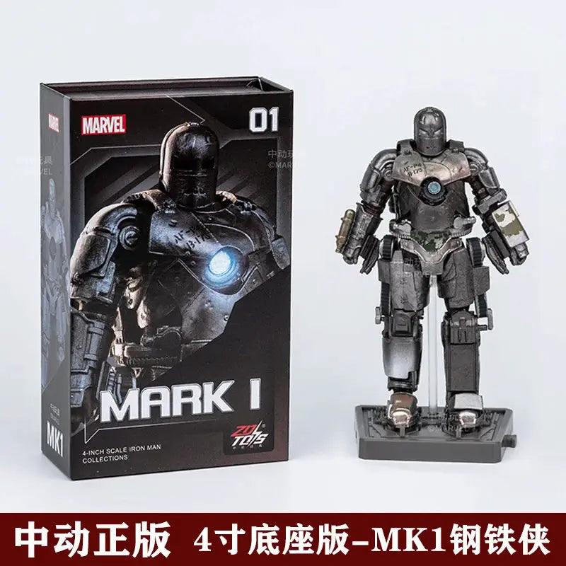  Iron Man Action Figure With Display Base Mk1 To Mk7 -  ToylandEU™