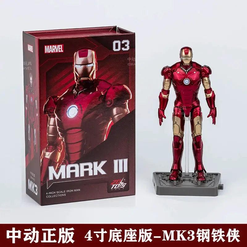  Iron Man Action Figure With Display Base Mk1 To Mk7 -  ToylandEU™
