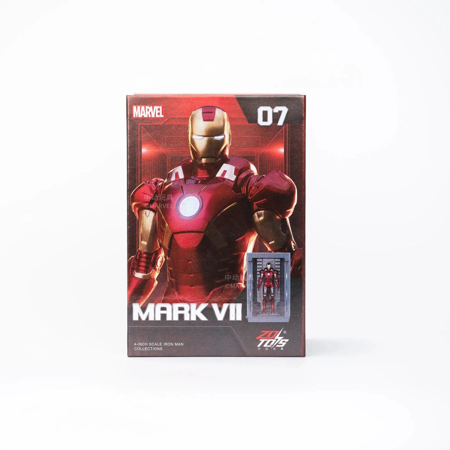  Iron Man Action Figure With Display Base Mk1 To Mk7 -  ToylandEU™