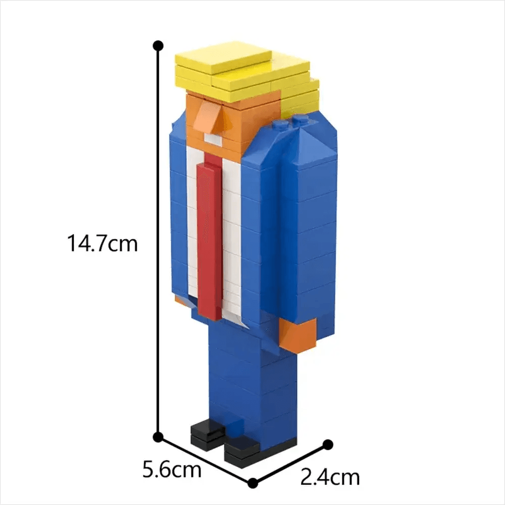  MOC MOC Donald Trump Building Blocks US President Action Figure Building Bricks MOC -  ToylandEU™