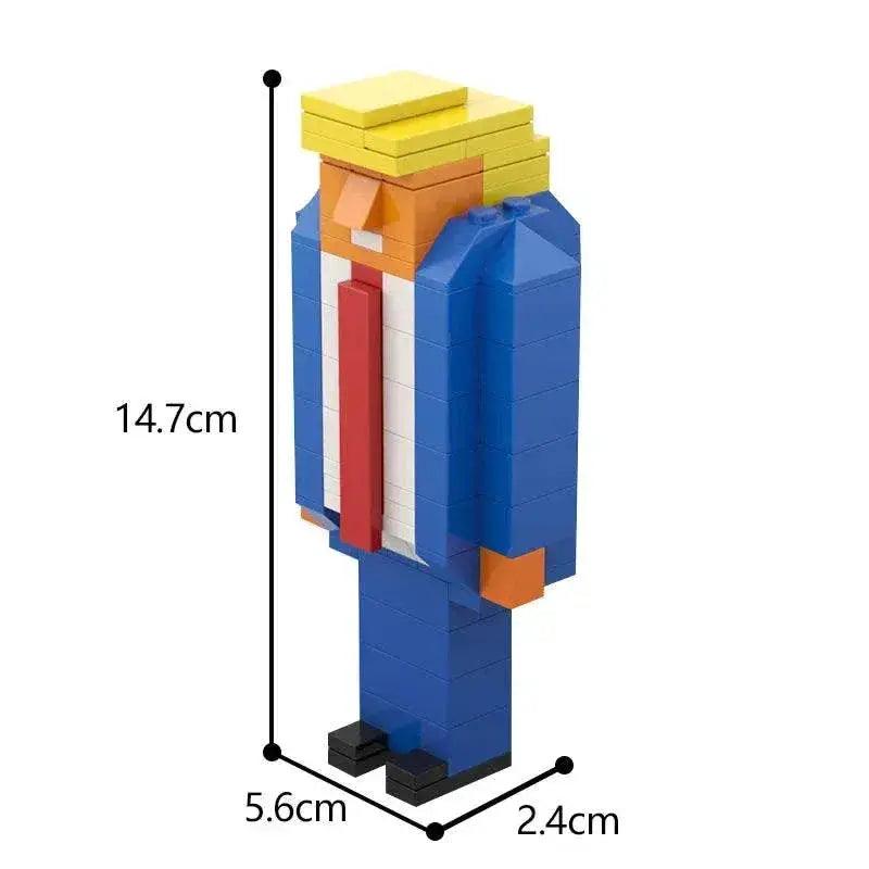  MOC MOC Donald Trump Building Blocks US President Action Figure Building Bricks MOC -  ToylandEU™