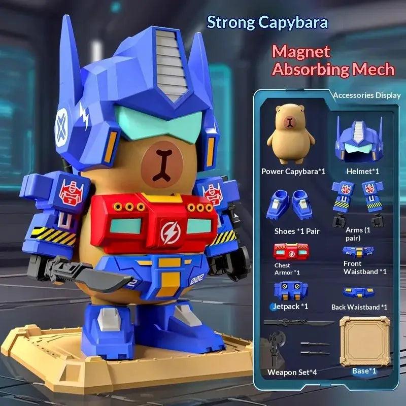  Magnetic Capybara Action Figure With Detachable Weapons -  ToylandEU™