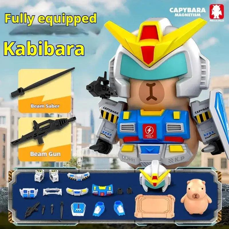  Magnetic Capybara Action Figure With Detachable Weapons -  ToylandEU™