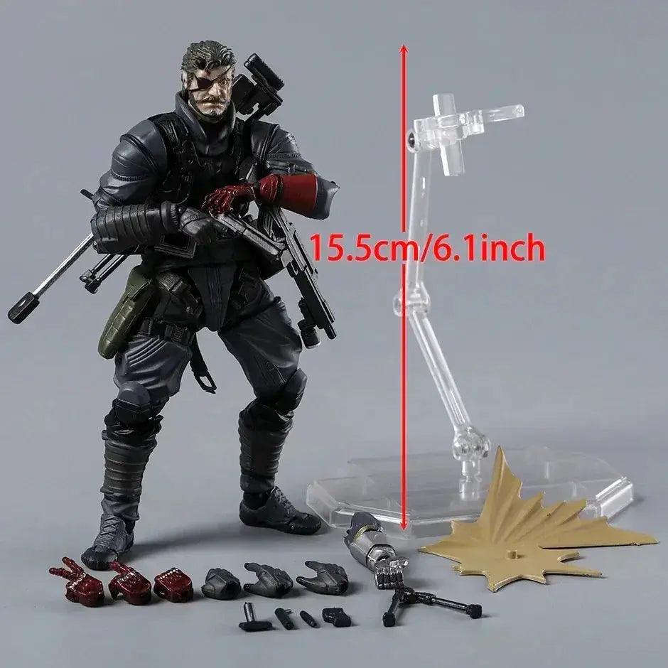  Metal Gear Solid 5 Venom Snake Action Figure PVC 6.1 Inch Desktop Model Unisex Finished Goods -  ToylandEU™